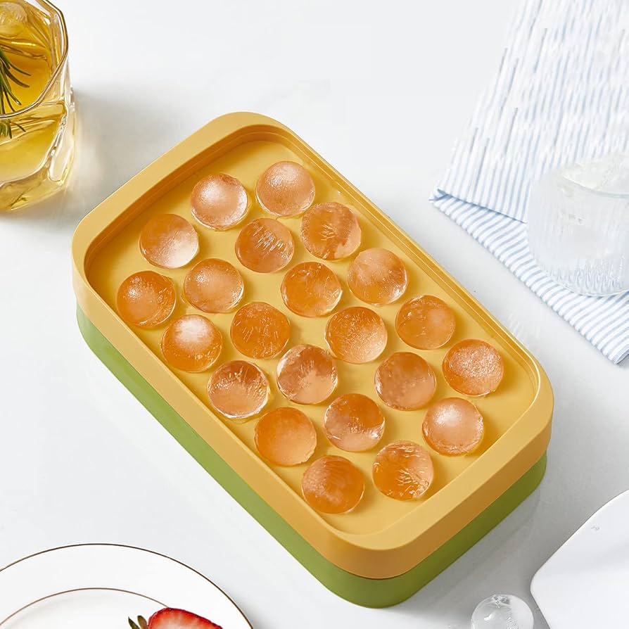 Round Ice Cube Tray, Ice Ball Tray With Lid, Ice Storage Spherical Ice Tray, Ice Cube Storage Box Round Ice Cube Tray, Ice Ball Tray With Lid, Ice Storage Spherical Ice Tray, Ice Cube Storage Box